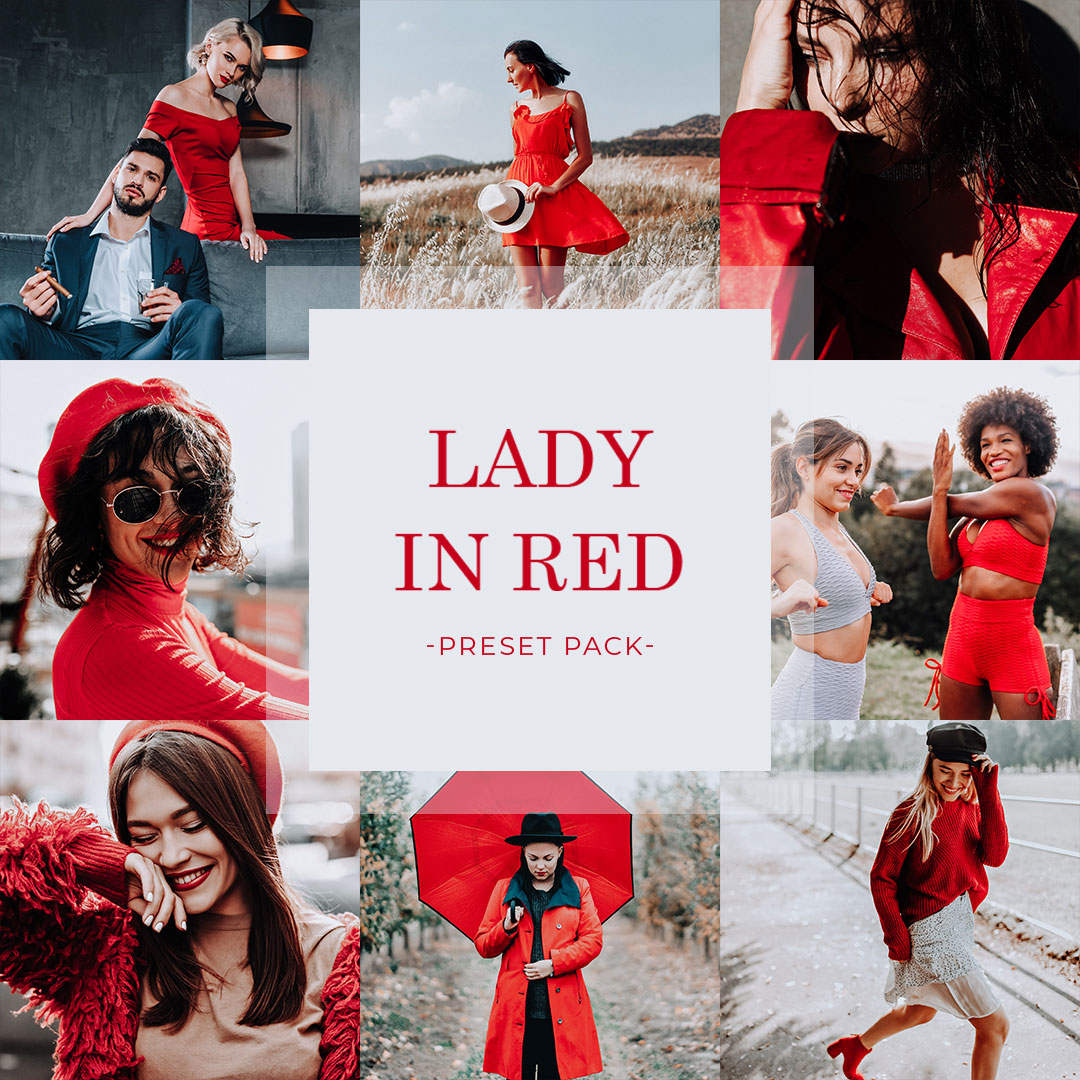 Lady in red Preset Pack