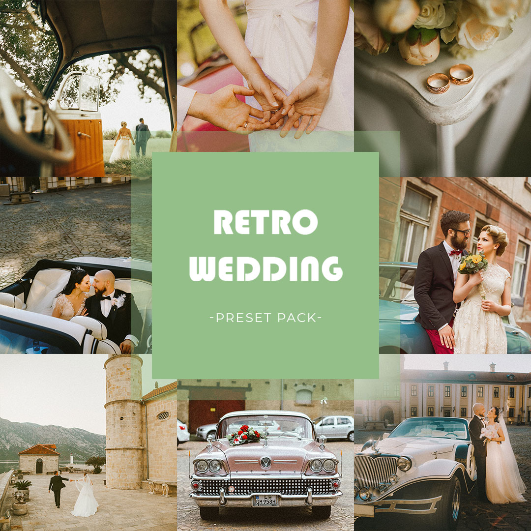 Retro Wedding Preset Pack
