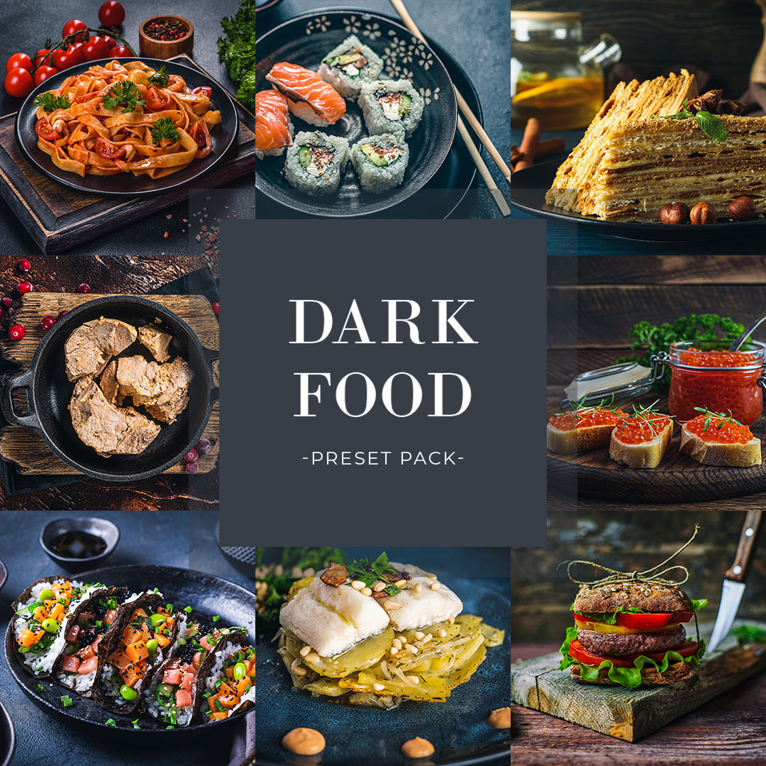 Dark Food Preset Pack